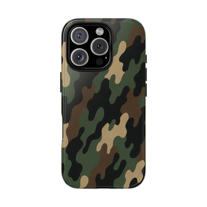 Camouflage Phone Case, Tough Cases, Military Style, Unique Phone Accessories, Gift for Him, Durable Phone Cover