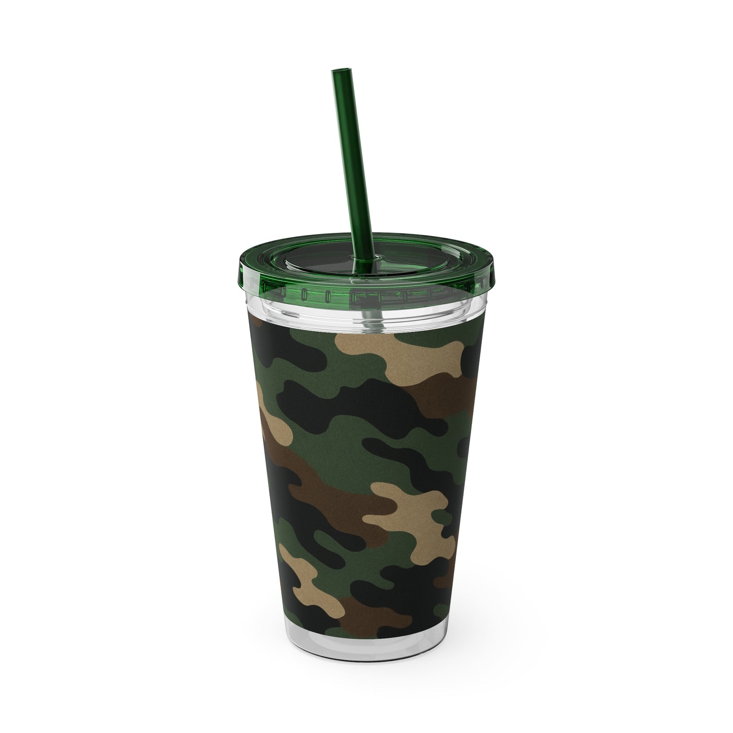 Stylish Camo Tumbler, 16oz Cup with Straw, Perfect for Outdoor Adventures, Gifts for Him, Travel Mug, Eco-friendly Drinkware, Camping