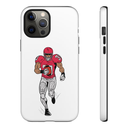 Football Player Tough Case, Sports Phone Cover, Athlete Gift, Tough Phone Case, Fall Sports, Football Lover's Accessory