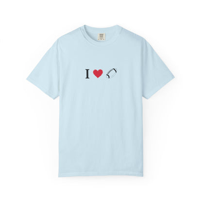 I Love Football T-Shirt - Unisex Cotton Tee, Fun Gift for Friends, Casual Style, Birthday Present, Summer Apparel
