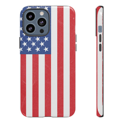 American Flag Phone Case - Patriotic Cell Cover, Tough Cases, USA Pride, Independence Day Gift, Veteran's Day, Phone Protection