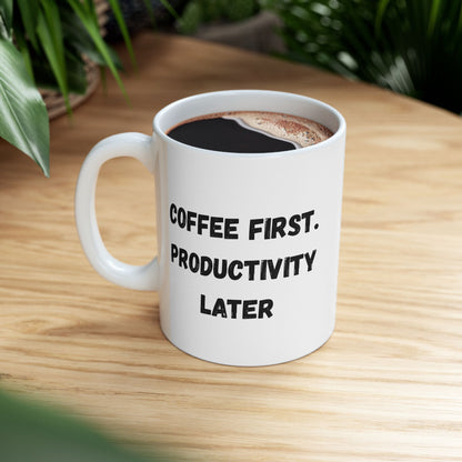 Inspiring Ceramic Coffee Mug - 11oz & 15oz - Perfect for Creativity & Motivation Lovers