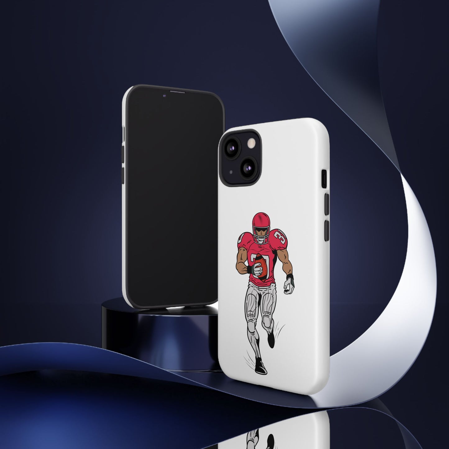 Football Player Tough Case, Sports Phone Cover, Athlete Gift, Tough Phone Case, Fall Sports, Football Lover's Accessory