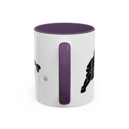 Baseball Catcher Coffee Mug, Sports Gift for Coaches, Black Accent Mug for Fans, Perfect for Birthdays & Celebrations, Unique Cup