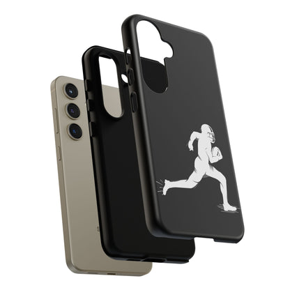 Football Player Phone Case, Tough Cases, Sports Phone Cover, Gift for Athletes, iPhone & Samsung Accessories, Running Player Design