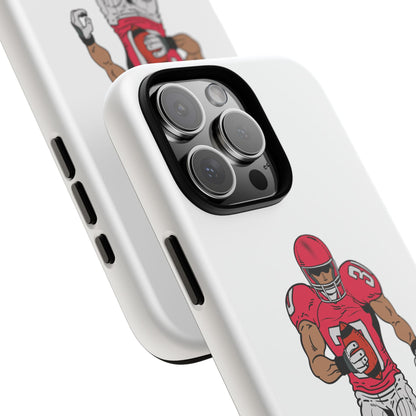 Football Player Tough Case, Sports Phone Cover, Athlete Gift, Tough Phone Case, Fall Sports, Football Lover's Accessory