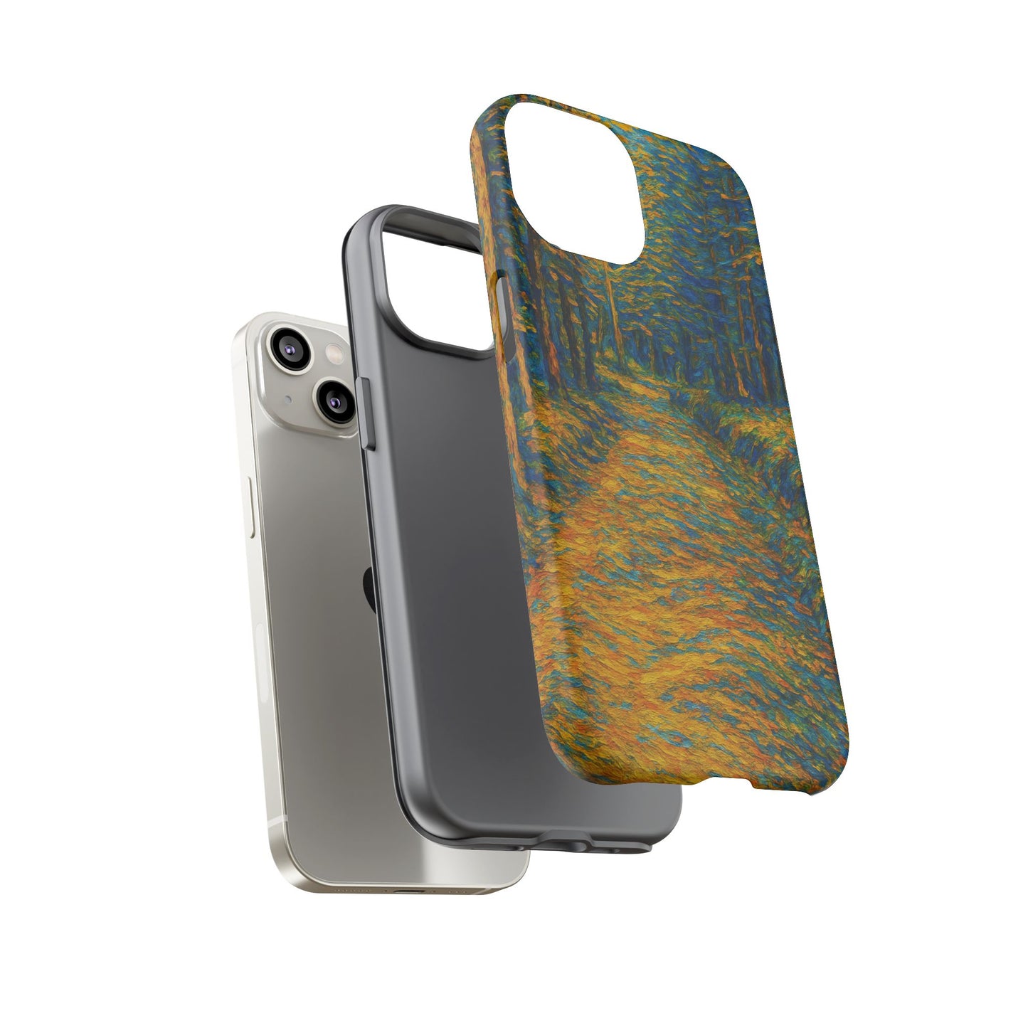 Artistic Phone Case for Nature Lovers, Tough Cases, Vibrant Design, Gift for Friends, Phone Accessories, Unique Artwork