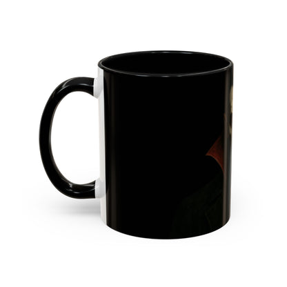 Gothic Dracula Vampire Accent Coffee Mug | Spooky Halloween Gift, Unique Home Decor, Collector's Mug, Coffee Lover's Gift