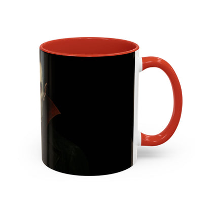 Gothic Dracula Vampire Accent Coffee Mug | Spooky Halloween Gift, Unique Home Decor, Collector's Mug, Coffee Lover's Gift