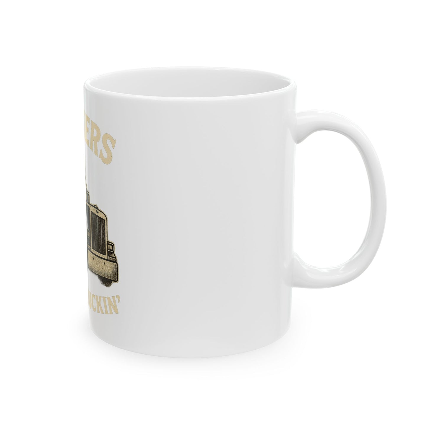 Truckers Keep on Truckin' Ceramic Mug, Coffee Cup for Truck Drivers, Gift for Road Trip Lovers, Travel Mug for Father's Day, Unique [...]