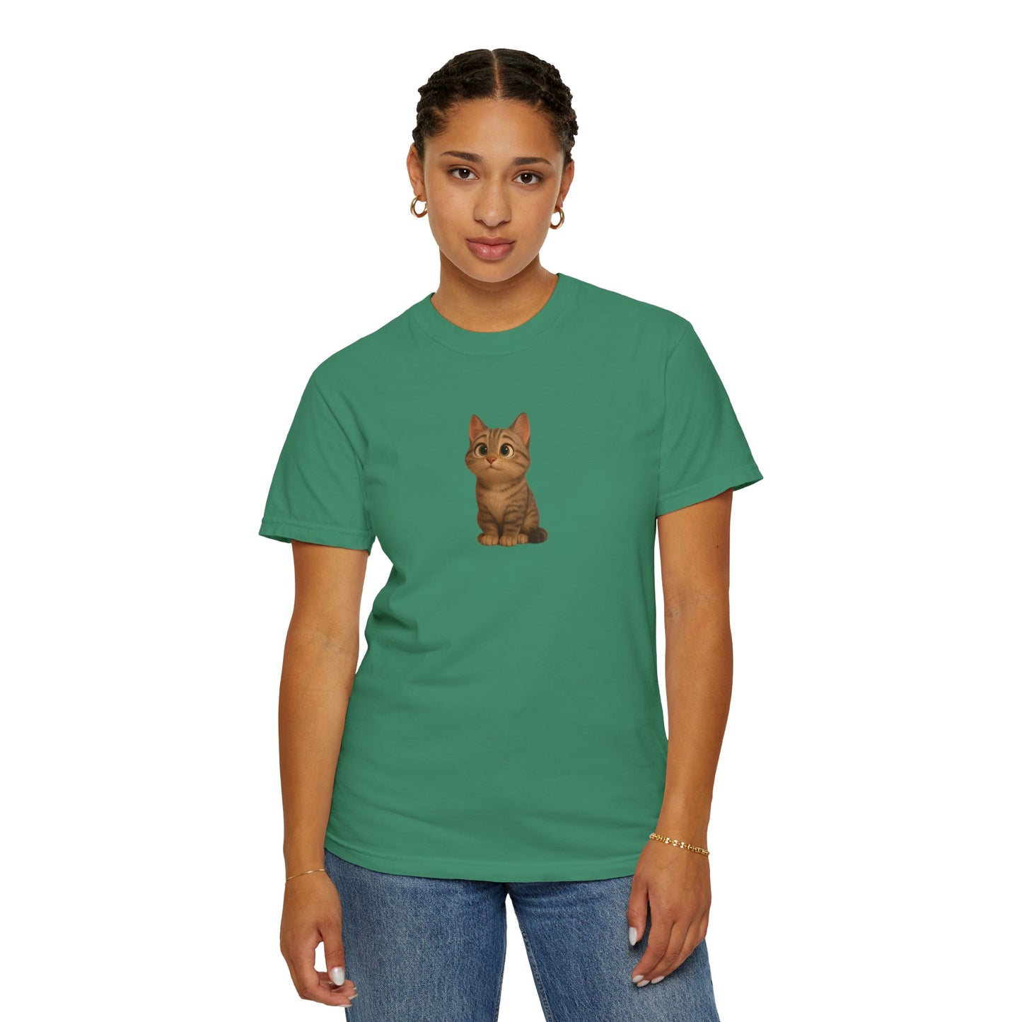 Cute Cat Graphic T-Shirt, Casual Wear, Cat Lover Gift, Everyday Tee, Animal Lover Apparel, Perfect for Birthdays & Holidays