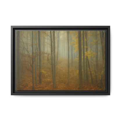Framed Matte Canvas Art | Serenity in the Forest | Nature Wall Decor, Home Gallery, Cozy Living Room, Gift for Nature Lovers