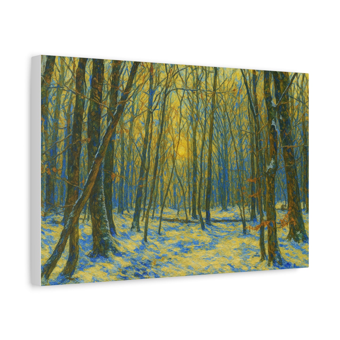 Forest Sunrise Canvas Print, Wall Art, Nature Photography, Home Decor, Gift for Nature Lovers, Landscape Artwork