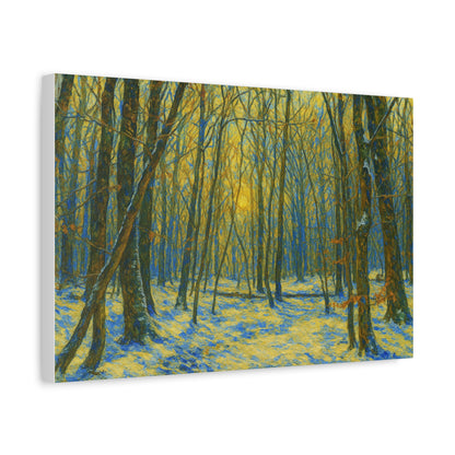 Forest Sunrise Canvas Print, Wall Art, Nature Photography, Home Decor, Gift for Nature Lovers, Landscape Artwork