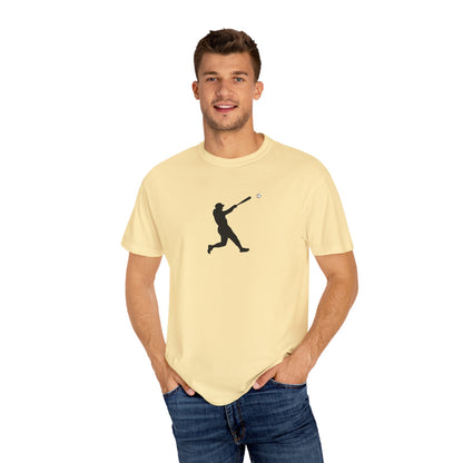 Sporty Garment-Dyed T-Shirt for Baseball Lovers, Casual Tee, Unisex Sports Shirt, Perfect Gift for Athletes, Outdoor Activities