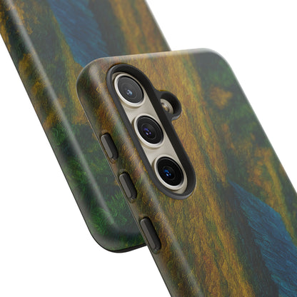 Artistic Phone Case by Tough Cases, Nature-Inspired Phone Protection, Unique Gift for Nature Lovers, Stylish Accessory, Fall Aesthetic