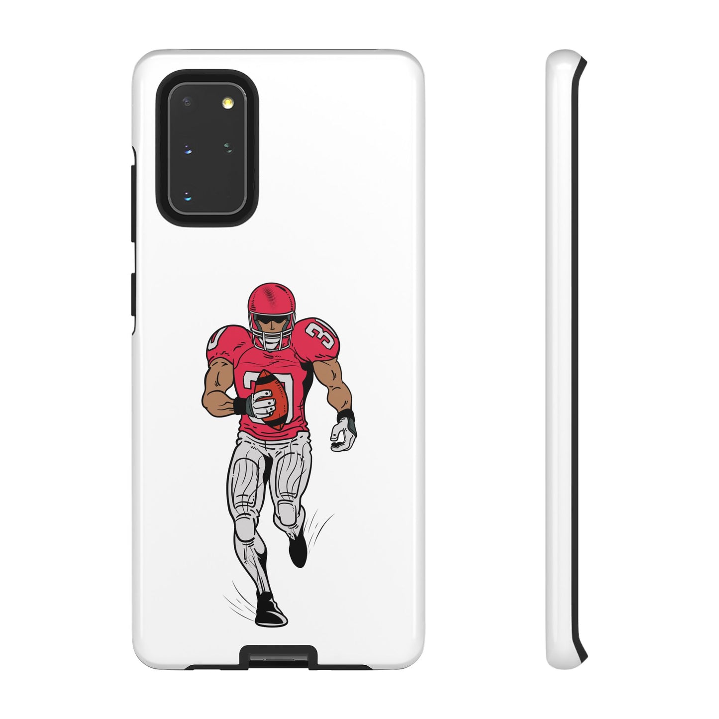Football Player Tough Case, Sports Phone Cover, Athlete Gift, Tough Phone Case, Fall Sports, Football Lover's Accessory