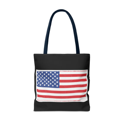 Patriotic Tote Bag, American Flag Carryall, Beach Bag, Reusable Shopping Tote, Independence Day Gift