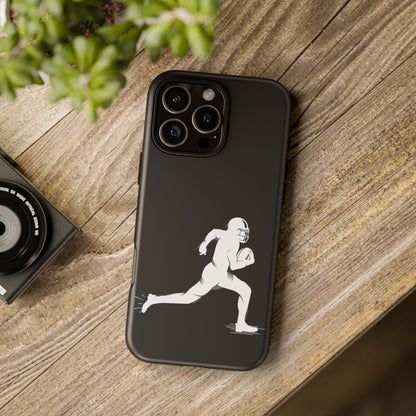 Football Player Phone Case, Tough Cases, Sports Phone Cover, Gift for Athletes, iPhone & Samsung Accessories, Running Player Design