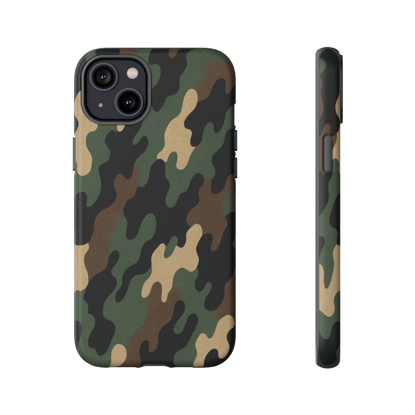 Camouflage Phone Case, Tough Cases, Military Style, Unique Phone Accessories, Gift for Him, Durable Phone Cover