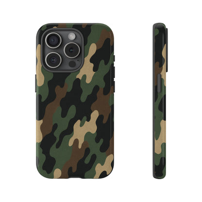 Camouflage Phone Case, Tough Cases, Military Style, Unique Phone Accessories, Gift for Him, Durable Phone Cover