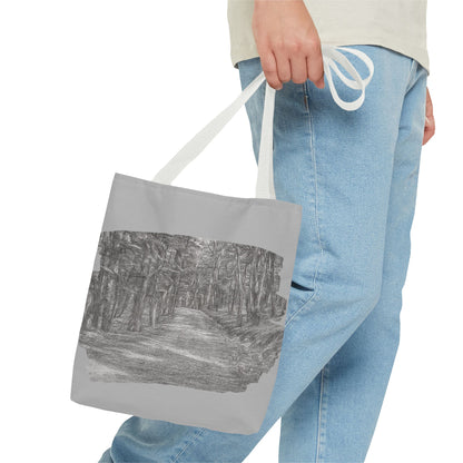 Scenic Path Tote Bag, Reversible Tote, Eco-Friendly Shopper, Outdoor Adventure Bag, Gift for Nature Lovers, Stylish Carryall