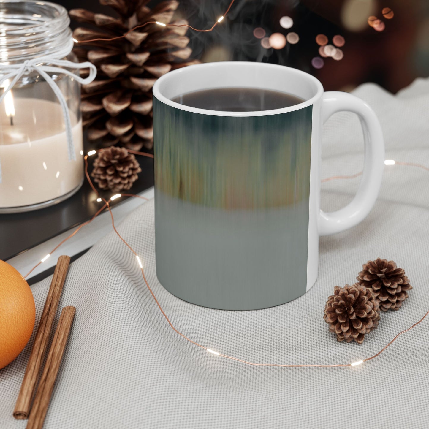 Serene Nature Ceramic Mug - 11oz & 15oz - Perfect Gift for Nature Lovers