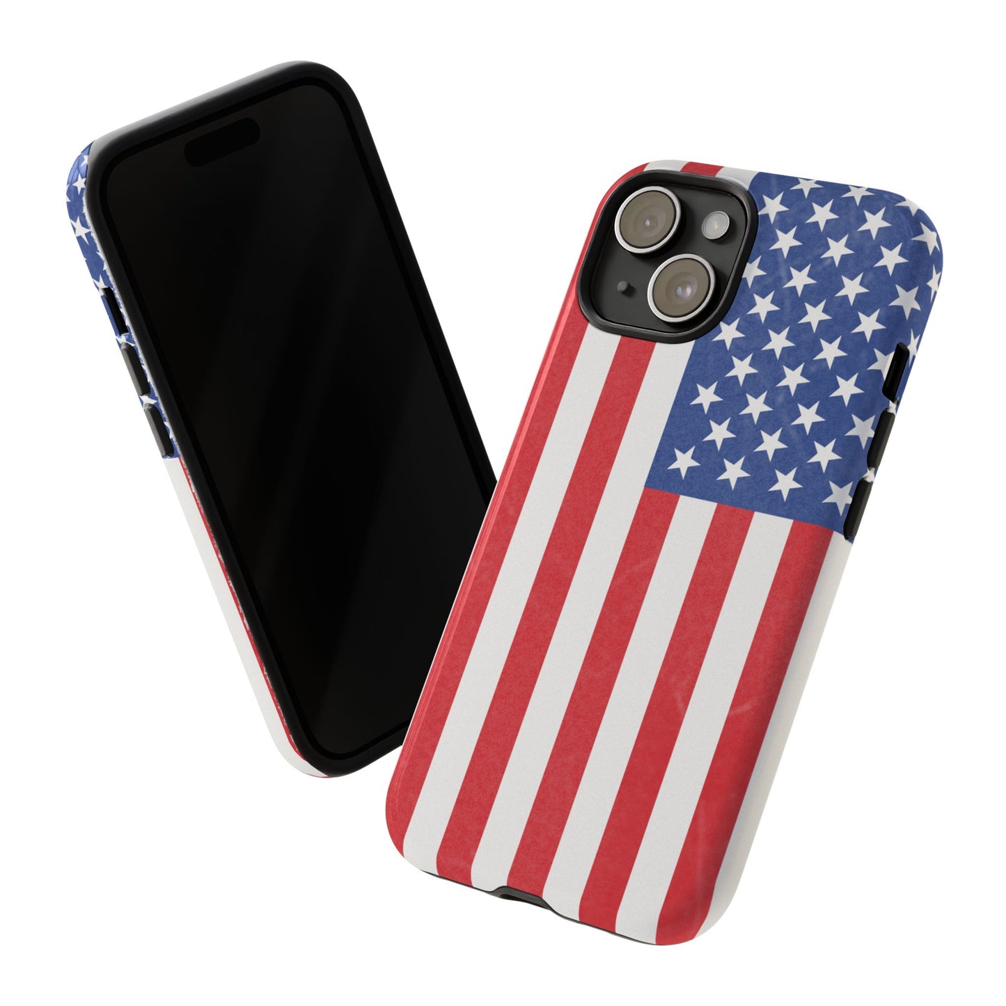 Patriotic Phone Case - Tough Cases for Veterans, USA Lovers, Independence Day, Memorial Day, Flag Design