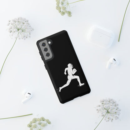 Football Player Phone Case, Tough Cases, Sports Phone Cover, Gift for Athletes, iPhone & Samsung Accessories, Running Player Design