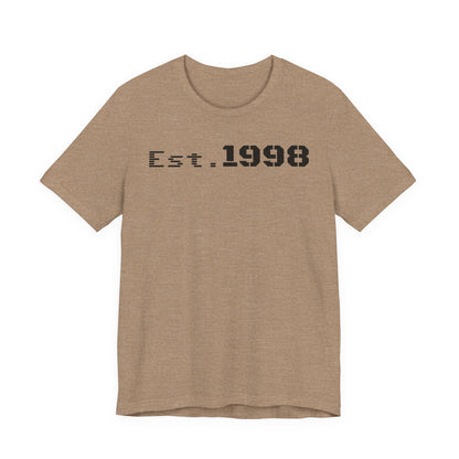 Vintage Est. 1998 Tee - Retro Unisex Shirt for Birthdays, Gifts, Everyday Wear, Casual Style, Nostalgia