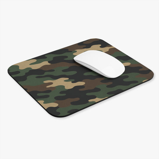Camouflage Mouse Pad, Tactical Desk Accessory, Gaming Gift, Office Decor, Unique Gift for Soldiers, Military Style - product image