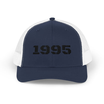 1995 Snapback Trucker Cap, Retro Cap, Vintage Style Hat, Birthday Gift, Casual Wear, 90s Fashion, Unisex Headwear