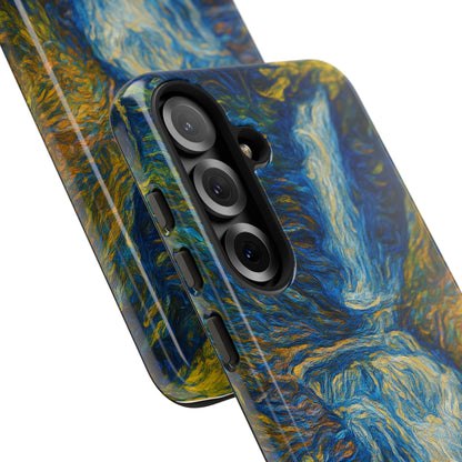 Artistic Phone Case - Waterfall Design, Unique Gift, Phone Accessory, Nature Lover, Original Artwork