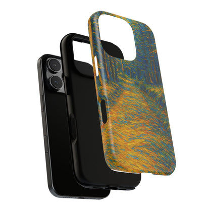 Artistic Phone Case for Nature Lovers, Tough Cases, Vibrant Design, Gift for Friends, Phone Accessories, Unique Artwork