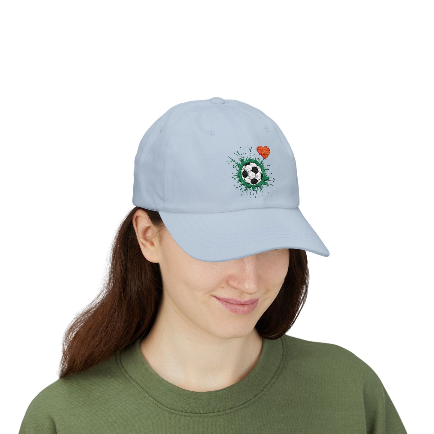Soccer Love Dad Cap | Perfect Gift for Sports Lovers, Father's Day, Outdoor Events, Casual Wear, Adjustable Cap