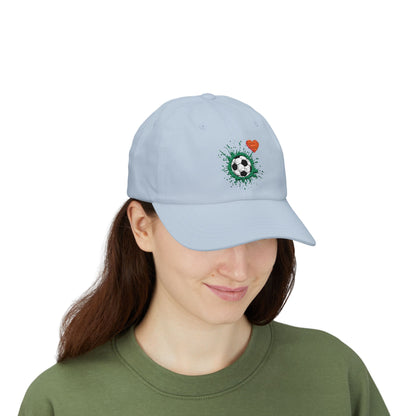 Soccer Love Dad Cap | Perfect Gift for Sports Lovers, Father's Day, Outdoor Events, Casual Wear, Adjustable Cap