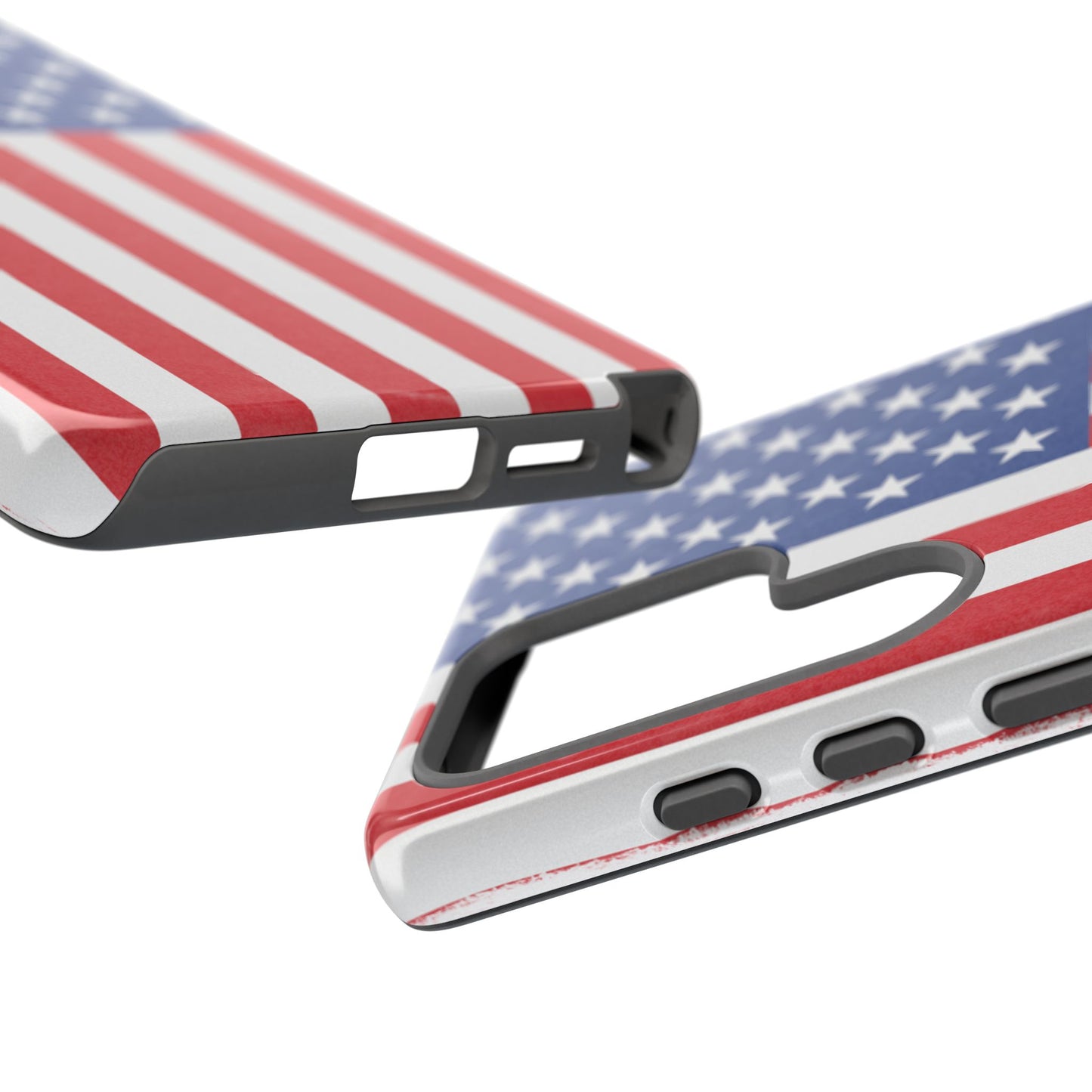 Patriotic Phone Case - Tough Cases for Veterans, USA Lovers, Independence Day, Memorial Day, Flag Design