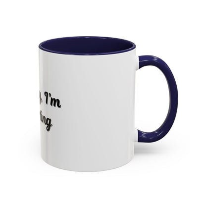 Introvert Coffee Mug - Go Away, I'm Introverting - Black Accent for Relaxing Moments