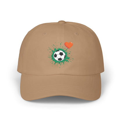 Soccer Love Dad Cap | Perfect Gift for Sports Lovers, Father's Day, Outdoor Events, Casual Wear, Adjustable Cap