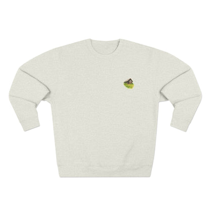 Cozy Art Print Crewneck Sweatshirt: Nature Lover, Graphic Sweater, Unique Gift, Home Decor Apparel, Casual Style