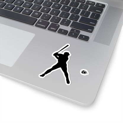 Baseball Kiss-Cut Stickers, Sports Decals, Laptop Stickers, Team Spirit Decor, Fun Gift for Athletes