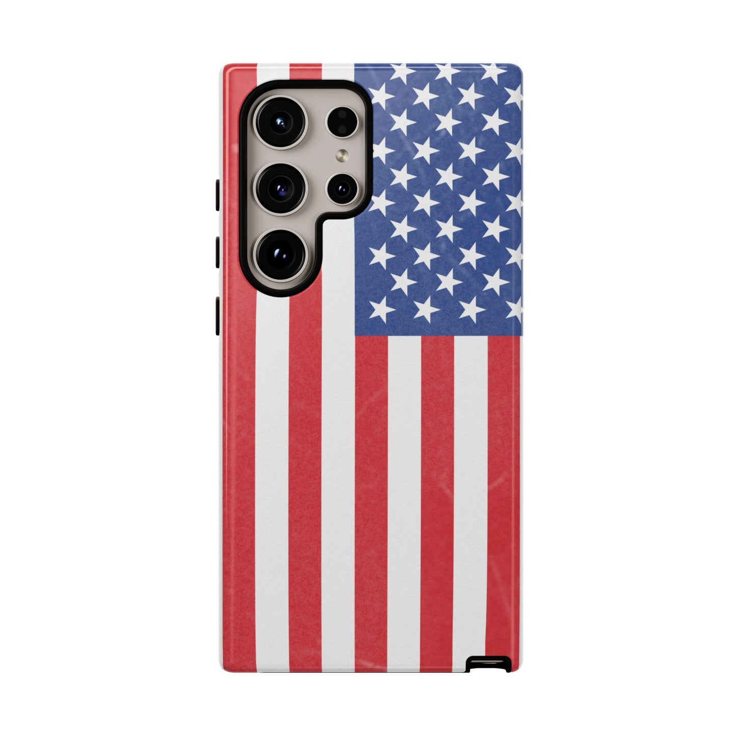 Patriotic Phone Case - Tough Cases for Veterans, USA Lovers, Independence Day, Memorial Day, Flag Design