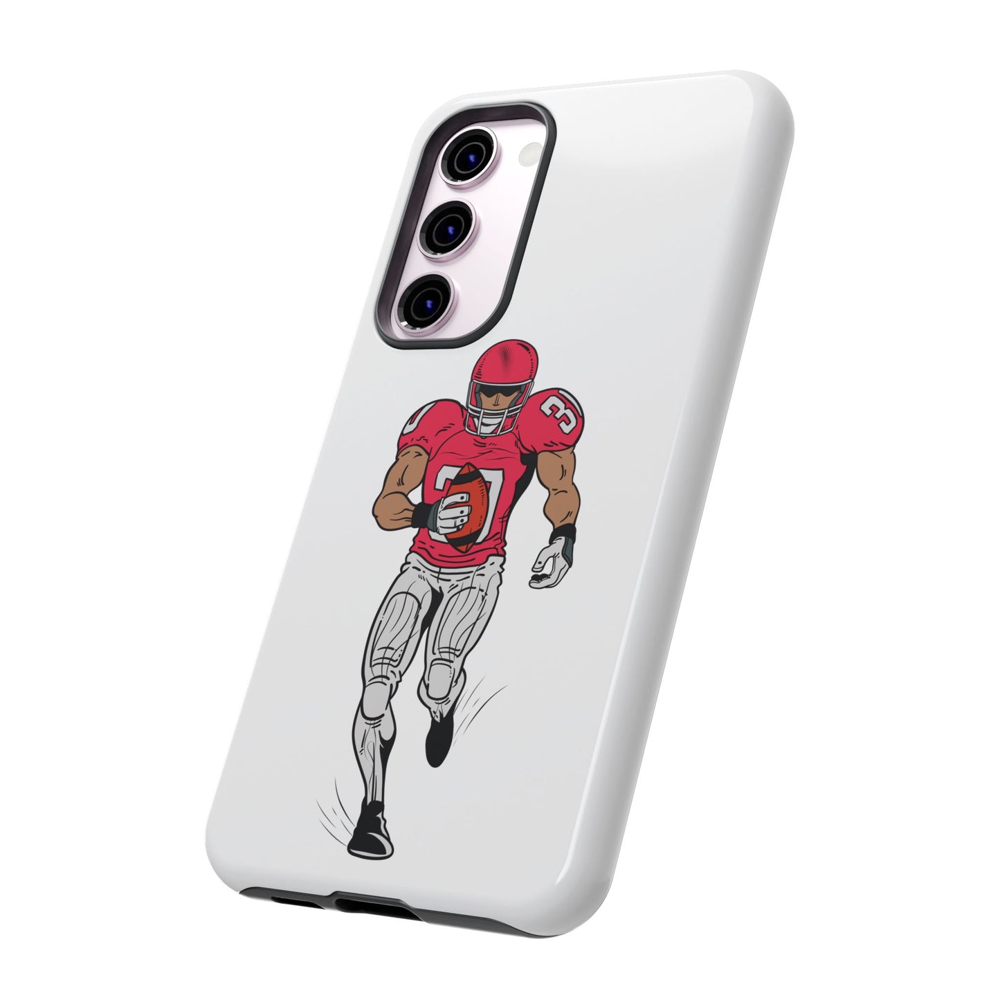 Football Player Tough Case, Sports Phone Cover, Athlete Gift, Tough Phone Case, Fall Sports, Football Lover's Accessory