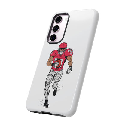 Football Player Tough Case, Sports Phone Cover, Athlete Gift, Tough Phone Case, Fall Sports, Football Lover's Accessory