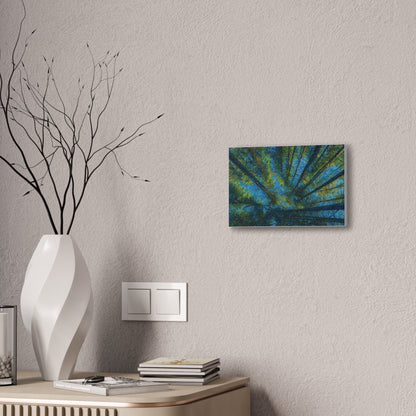 Canvas Wall Art, Forest Perspective Print, Nature Decor, Home & Office Art, Rustic Wall Hanging, Tree Art for Nature Lovers