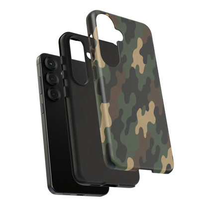 Camouflage Phone Case, Tough Cases, Military Style, Unique Phone Accessories, Gift for Him, Durable Phone Cover