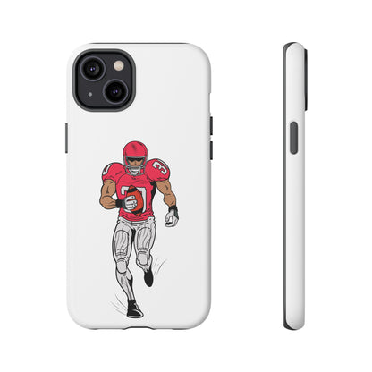 Football Player Tough Case, Sports Phone Cover, Athlete Gift, Tough Phone Case, Fall Sports, Football Lover's Accessory
