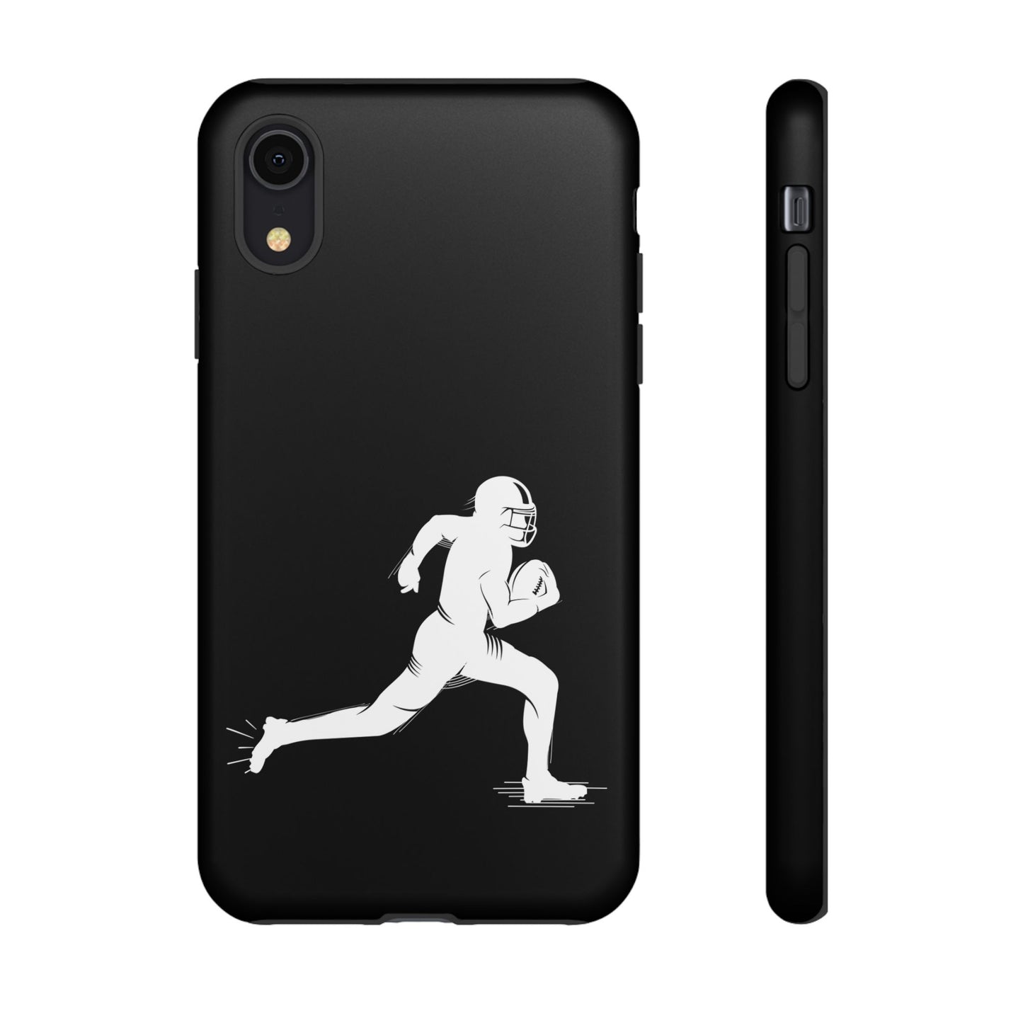Football Player Phone Case, Tough Cases, Sports Phone Cover, Gift for Athletes, iPhone & Samsung Accessories, Running Player Design