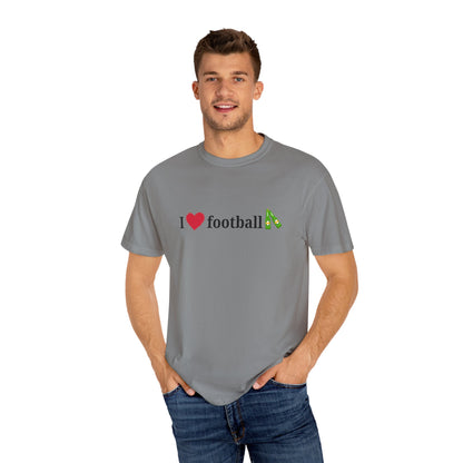 Unisex Football Love Tee - Casual Cotton T-Shirt, Gift for Sports Fans, Comfortable Daily Wear, Perfect for Game Days, Fun Summer Outfits