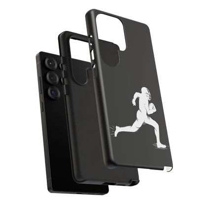 Football Player Phone Case, Tough Cases, Sports Phone Cover, Gift for Athletes, iPhone & Samsung Accessories, Running Player Design